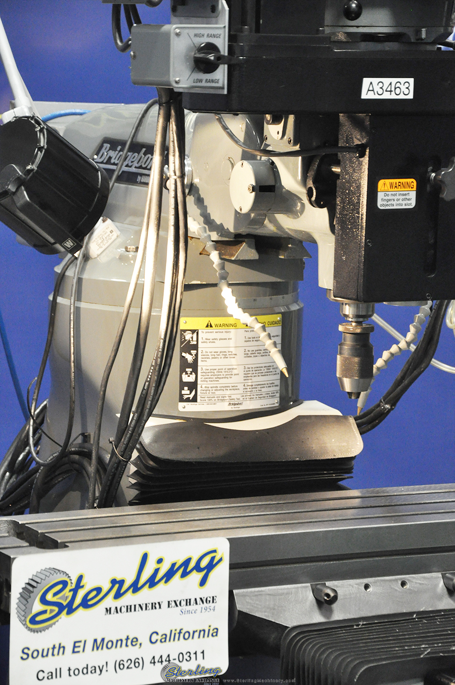 For Sale 9" x 49" Used Bridgeport By Hardinge 3 Axis CNC Vertical