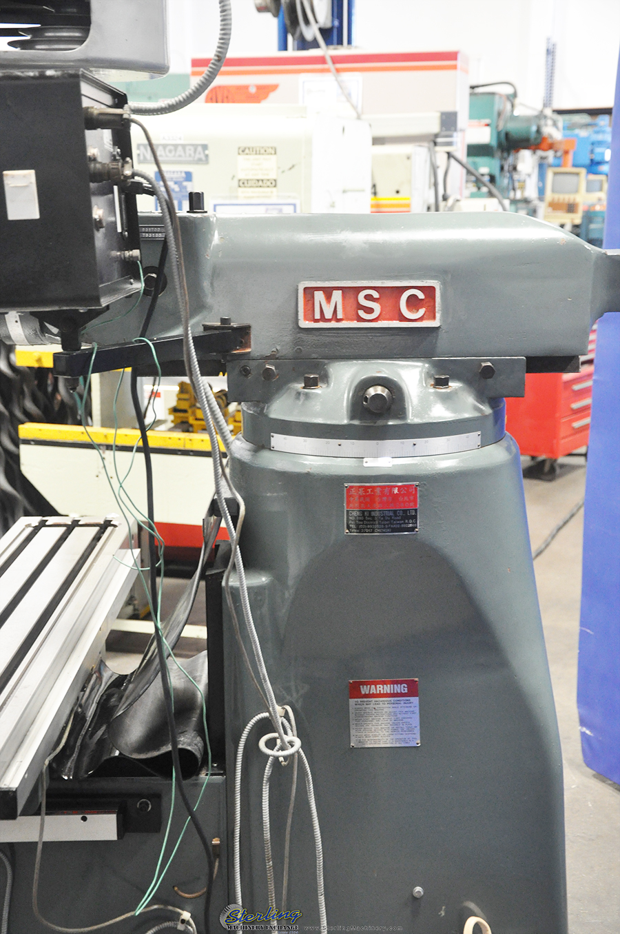 For Sale 9" x 49" Used MSC Vertical Milling Machine, Mdl. Series 1