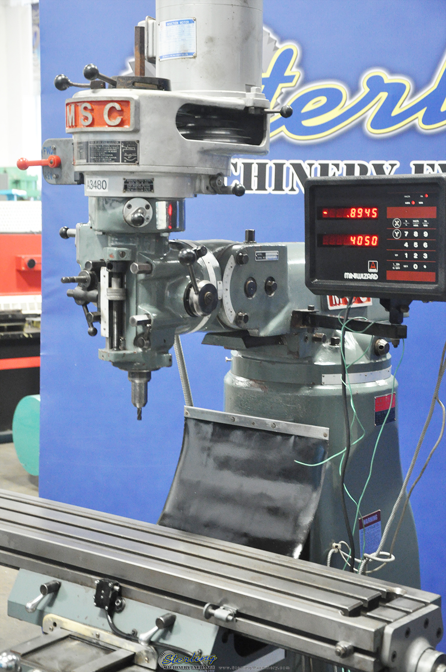 For Sale 9" x 49" Used MSC Vertical Milling Machine, Mdl. Series 1