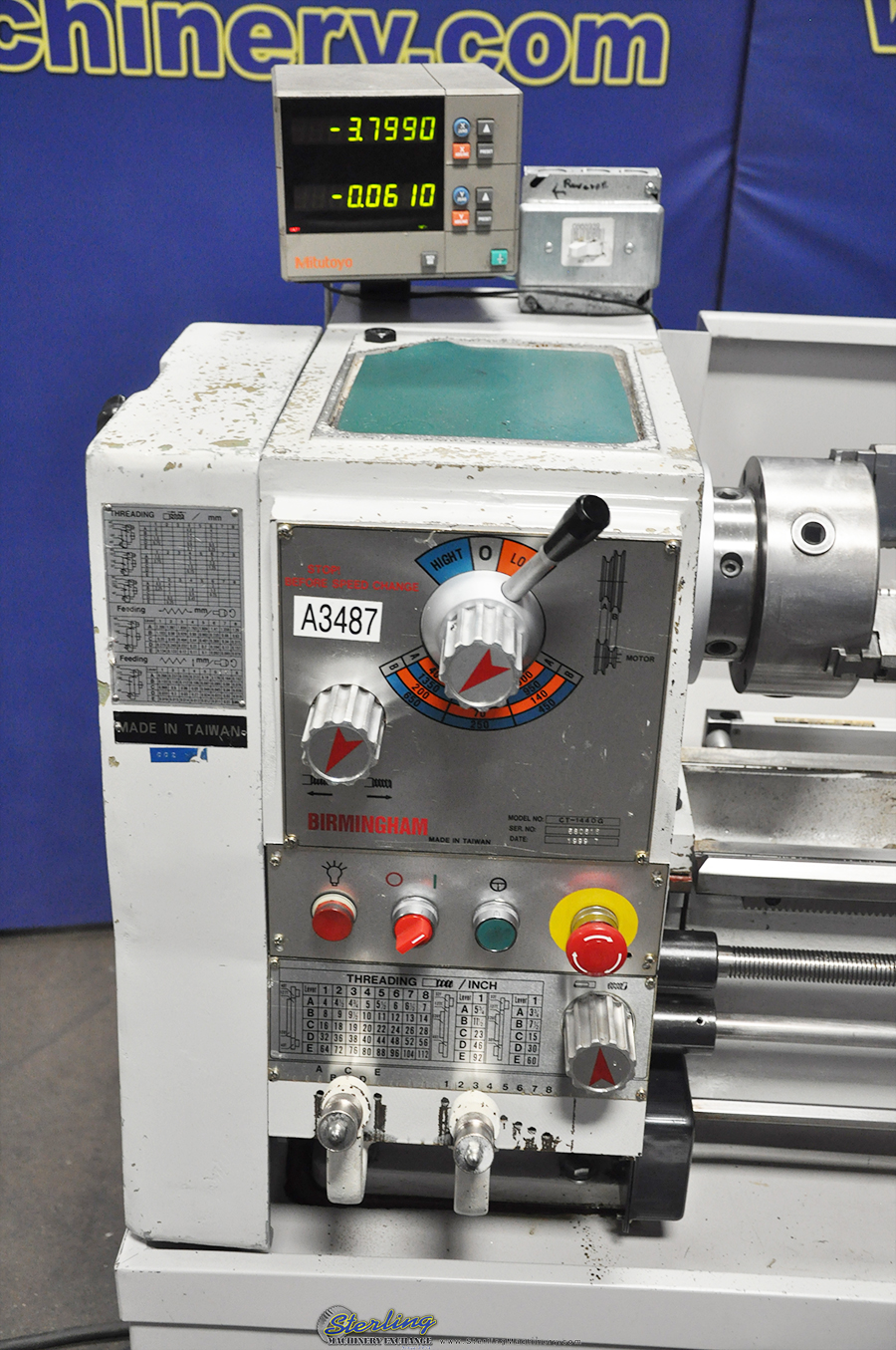 Used Birmingham Gap Bed Engine Lathe Sterling Machinery