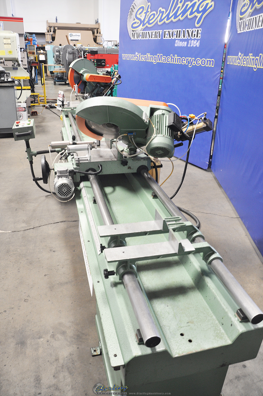 Used Wegoma Double Head Sliding Miter Saw (NonFerrous) Cold