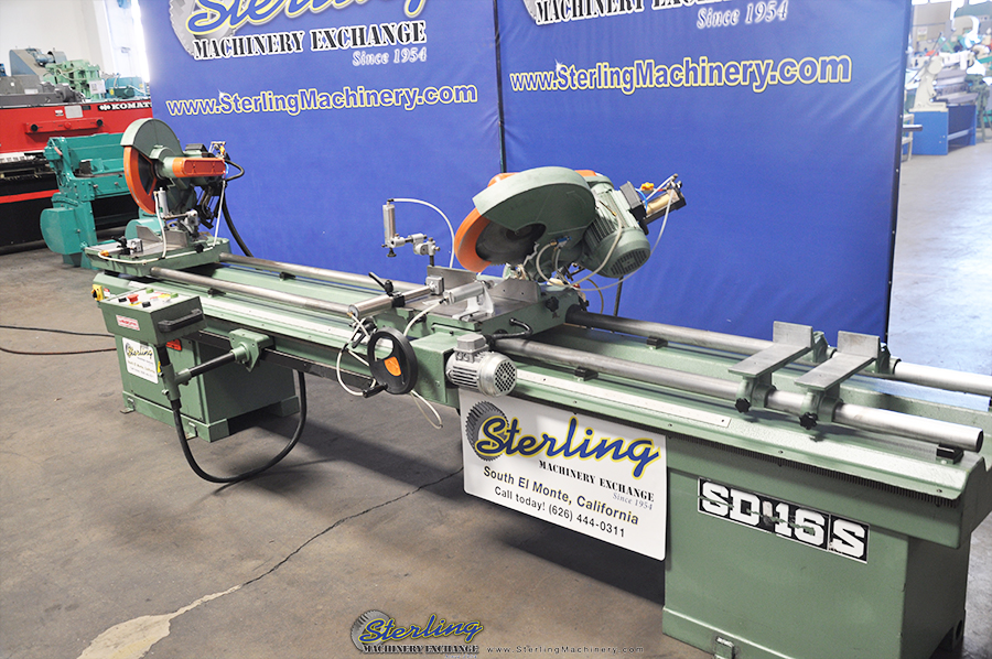 Used Wegoma Double Head Sliding Miter Saw (NonFerrous) Cold & Carbide (Chop Saw) Saws