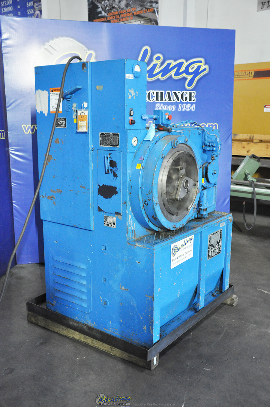 For Sale 33/4" Used Reed (3 Die) Cylindrical Thread Rolling Machine