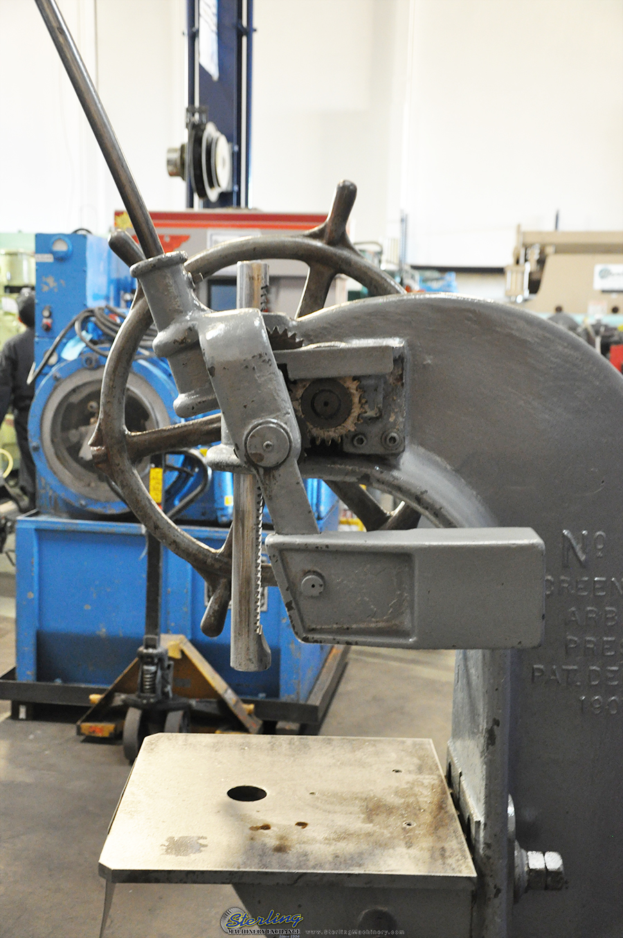 Used Greenerd Ratchet Floor Type Arbor Press Arbor Presses Sterling