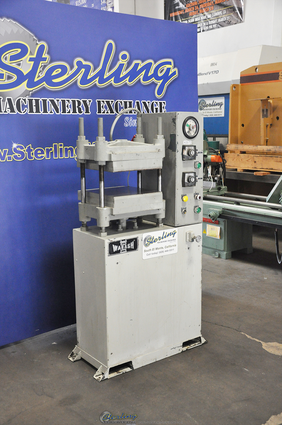 Used Wabash Hydraulic Heated Platen Press Hydraulic Presses