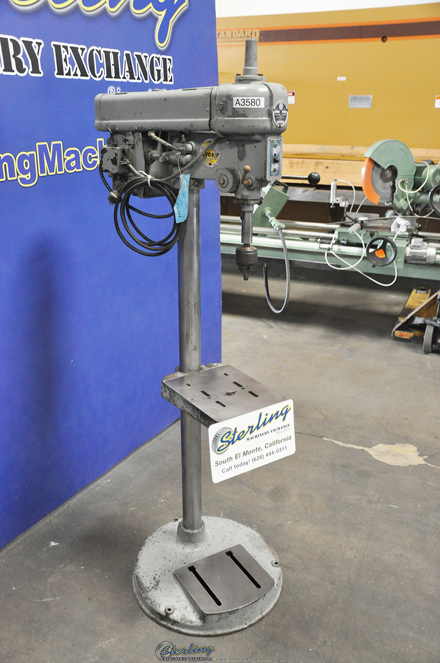 For Sale 71/2" Used Walker Turner Drill Press, Mdl. DDP500, Work