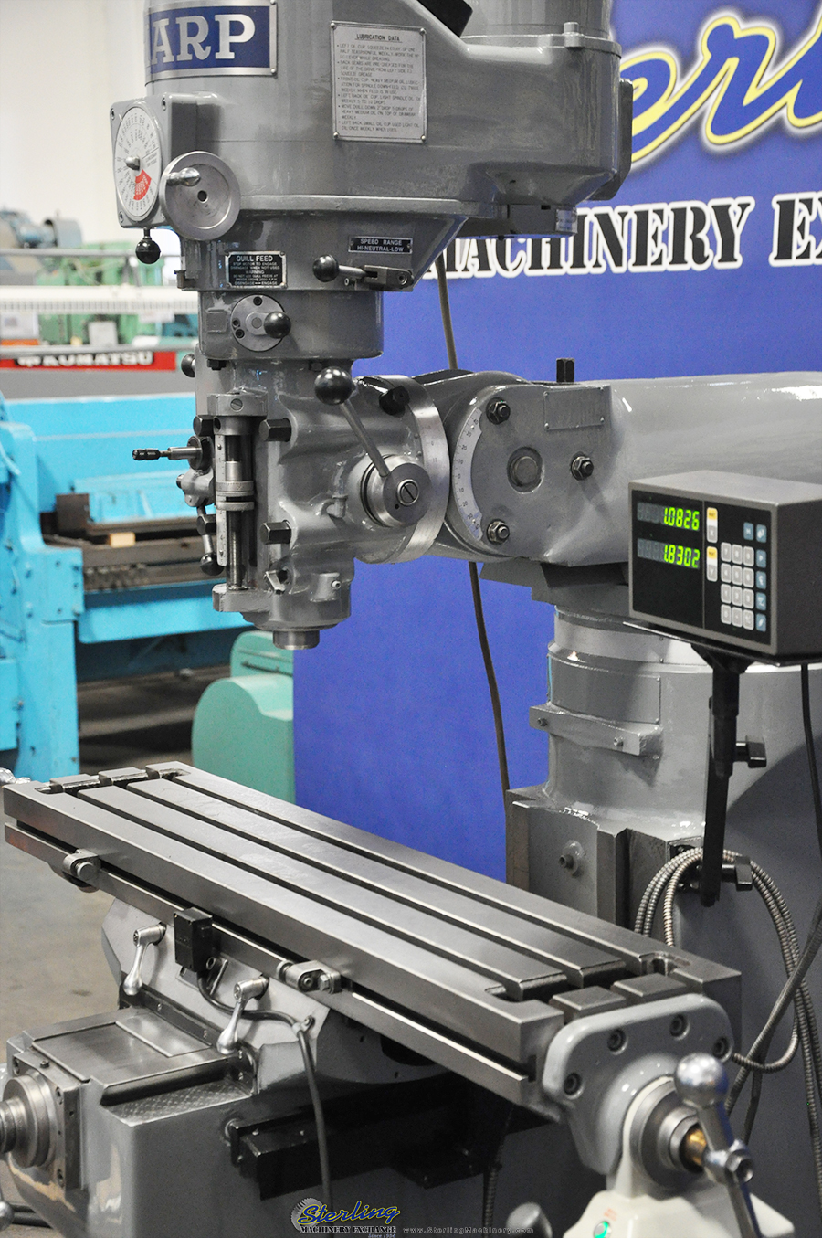 Used Sharp Vertical Mill Sterling Machinery