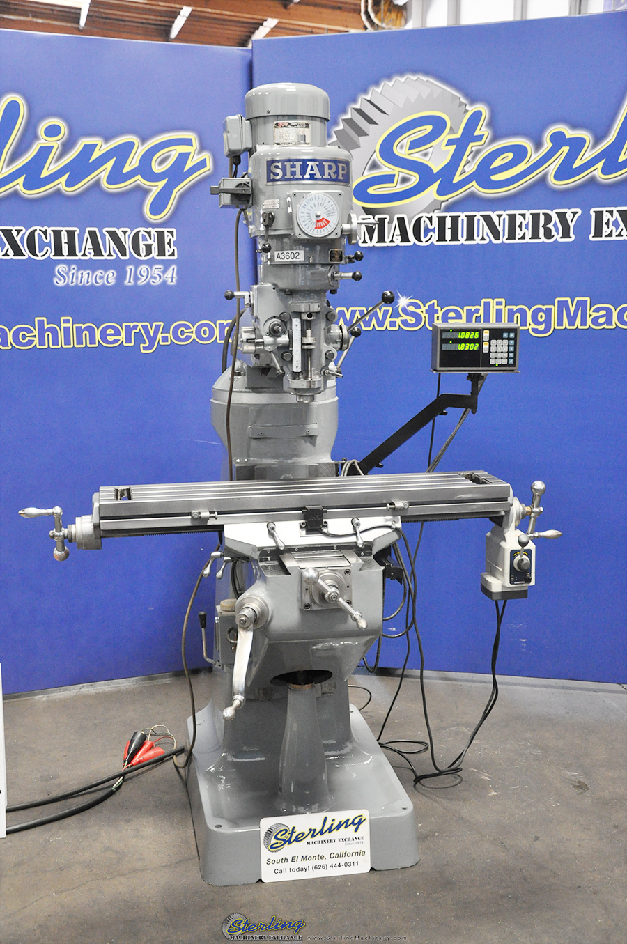 Used Sharp Vertical Mill Sterling Machinery
