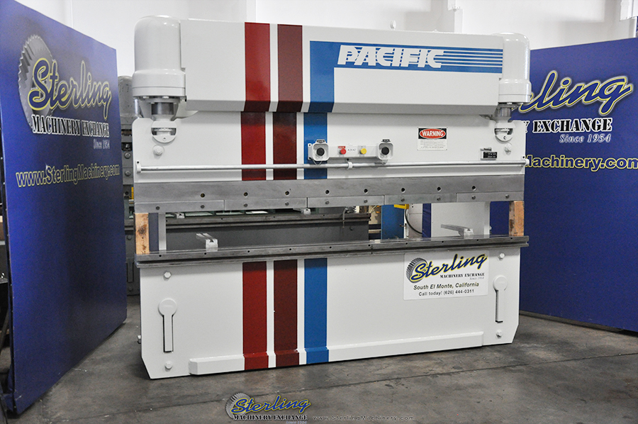For Sale 135 Ton x 10' Used Pacific Hydraulic Press Brake, Mdl. J135