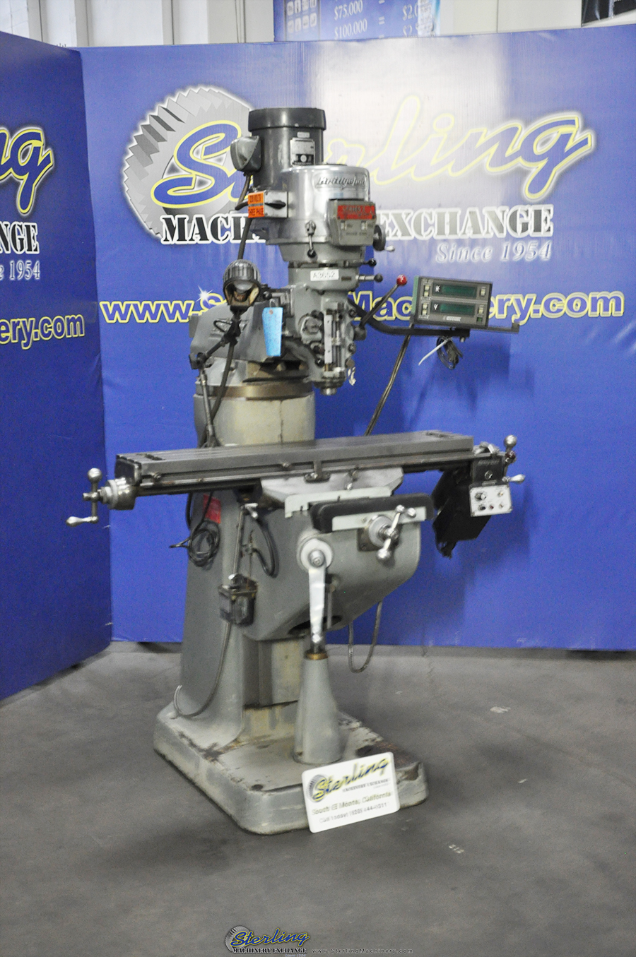 For Sale 9" x 42" Used Bridgeport (Variable Speed) Vertical Milling