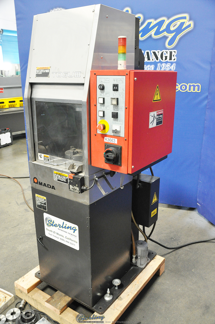 Used Amada Togu III Automatic Punch & Die Grinder Tool & Cutter