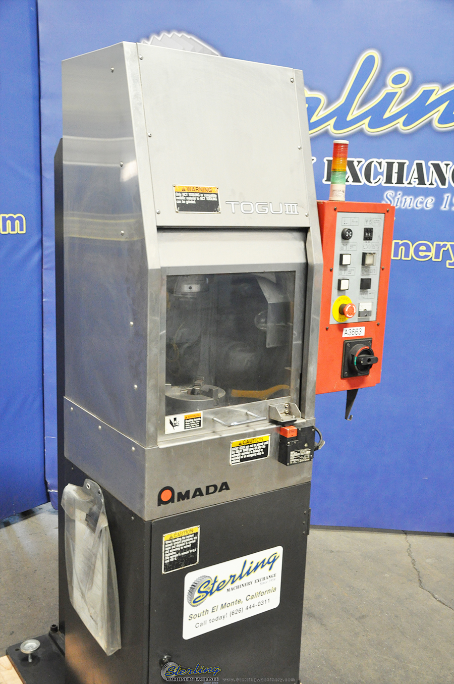 Used Amada Togu III Automatic Punch & Die Grinder Tool & Cutter