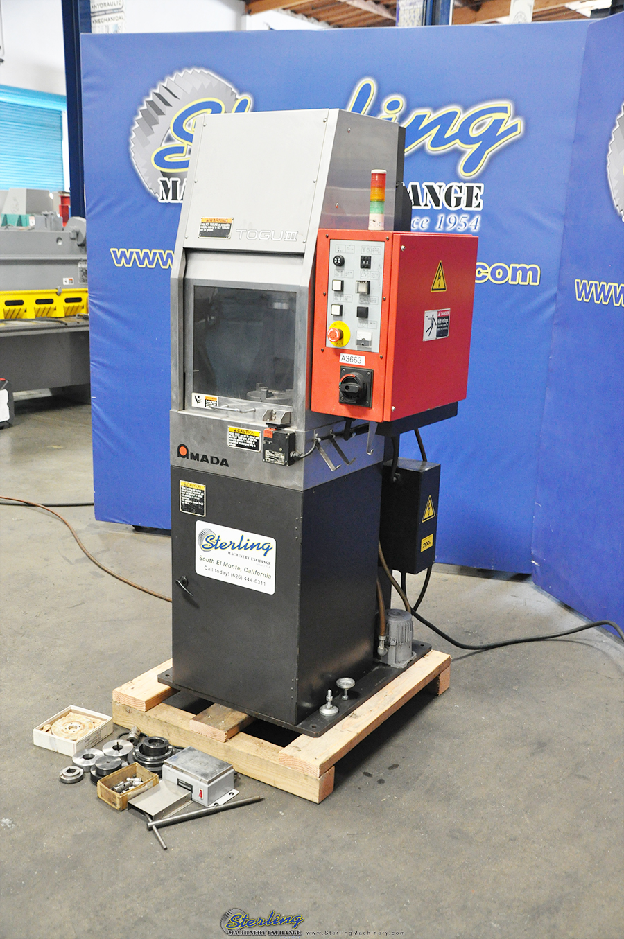 Used Amada Togu III Automatic Punch & Die Grinder Tool & Cutter