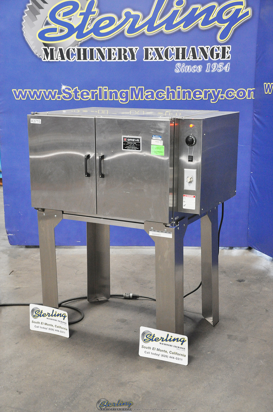 Used-Grieve-Used Grieve Heat Treat Convection Batch Oven-NB-350-A3715-01