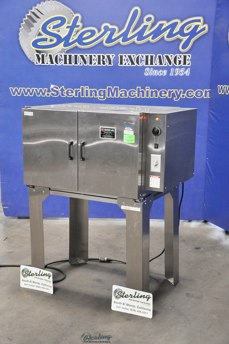 Used-Grieve-Used Grieve Heat Treat Convection Batch Oven-NB-350-A3715-012