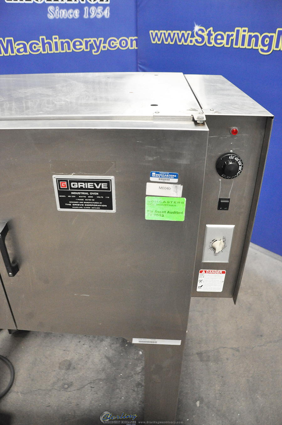 Used-Grieve-Used Grieve Heat Treat Convection Batch Oven-NB-350-A3715-05