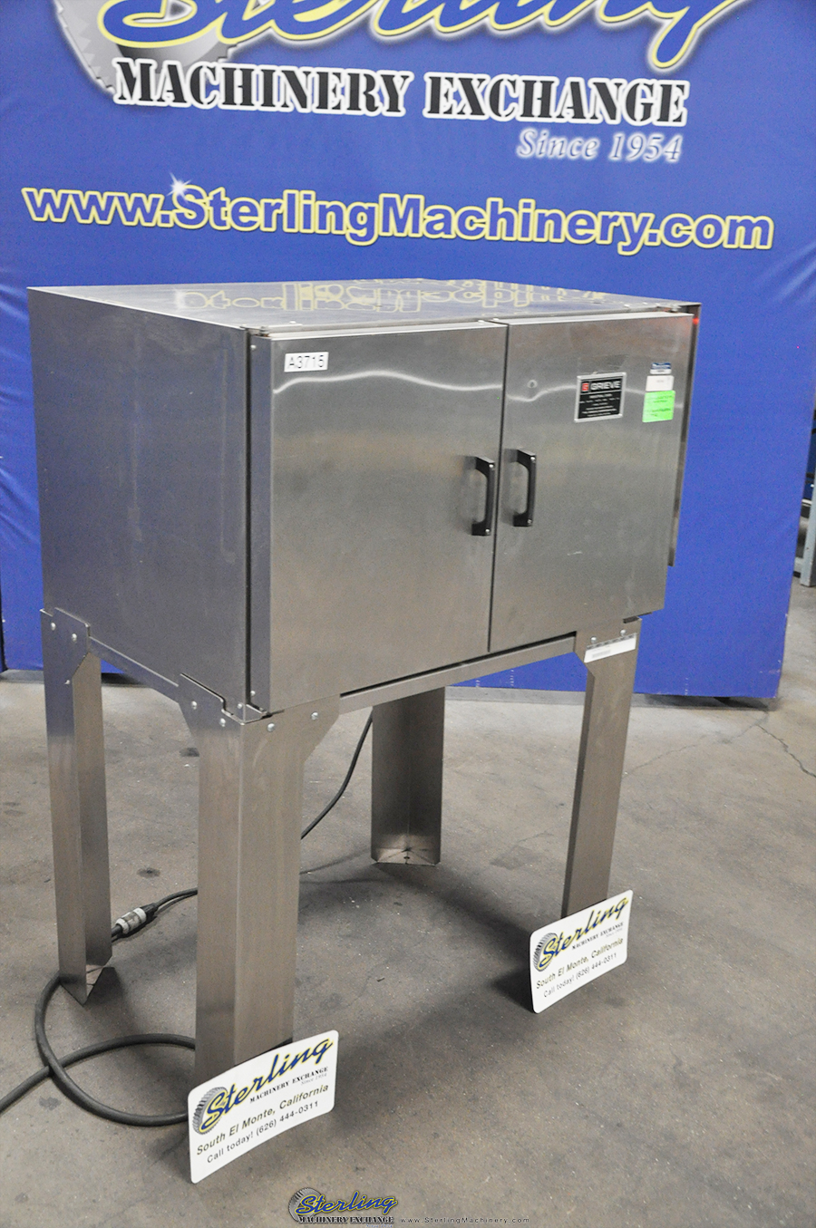 Used-Grieve-Used Grieve Heat Treat Convection Batch Oven-NB-350-A3715-011