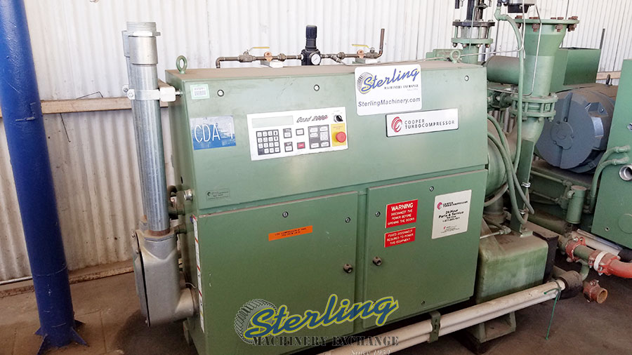 Used Cooper "OilFree Air" Centrifugal Compressor Air