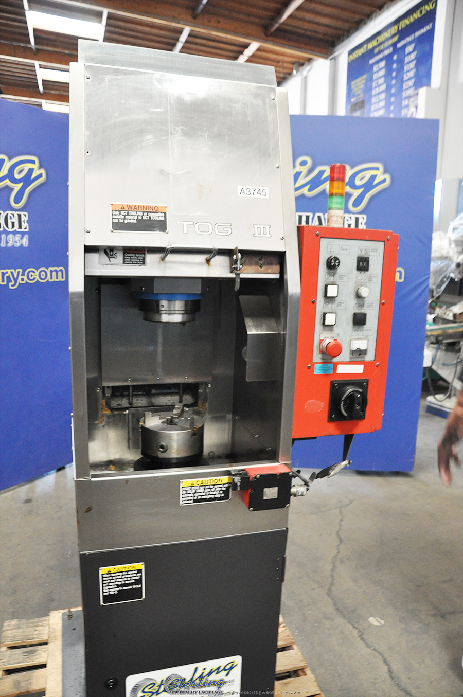 Used Amada Togu III Automatic Punch & Die Grinder Sterling Machinery