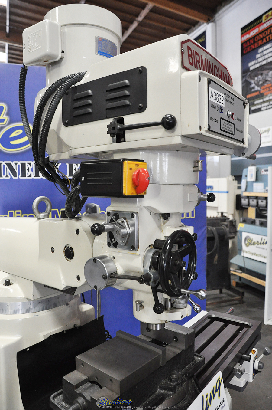 For Sale 9" x 49" Used Birmingham (VARIABLE SPEED) Vertical Milling