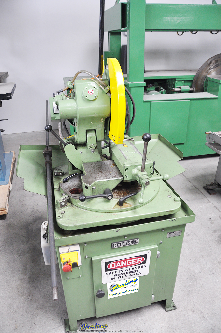 For Sale 14" Used Haberle Compound Angle Cold Saw and Miter Cutting