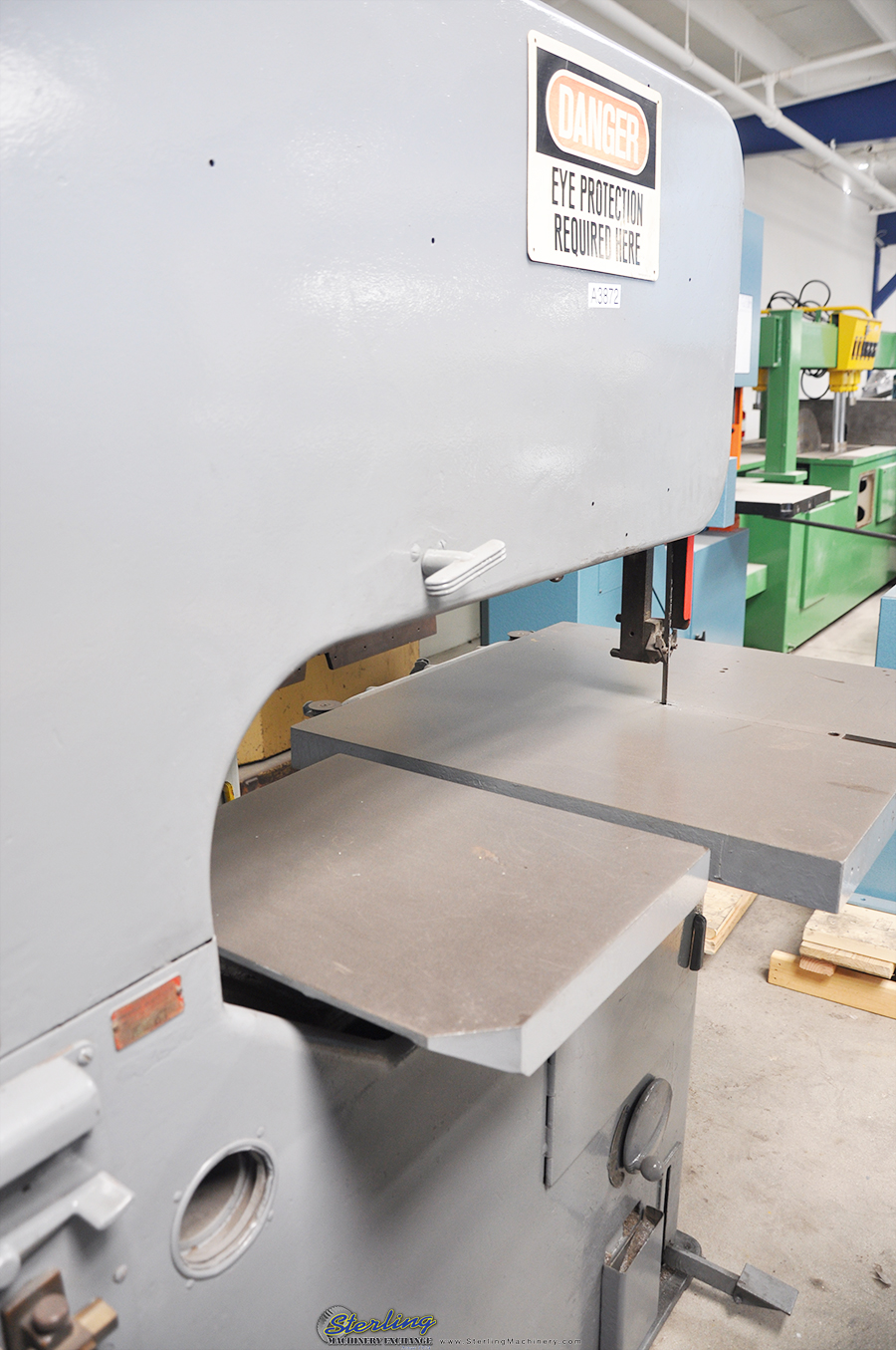 For Sale 36'' Used DoALL Vertical Deep Throat Bandsaw, Mdl. V36