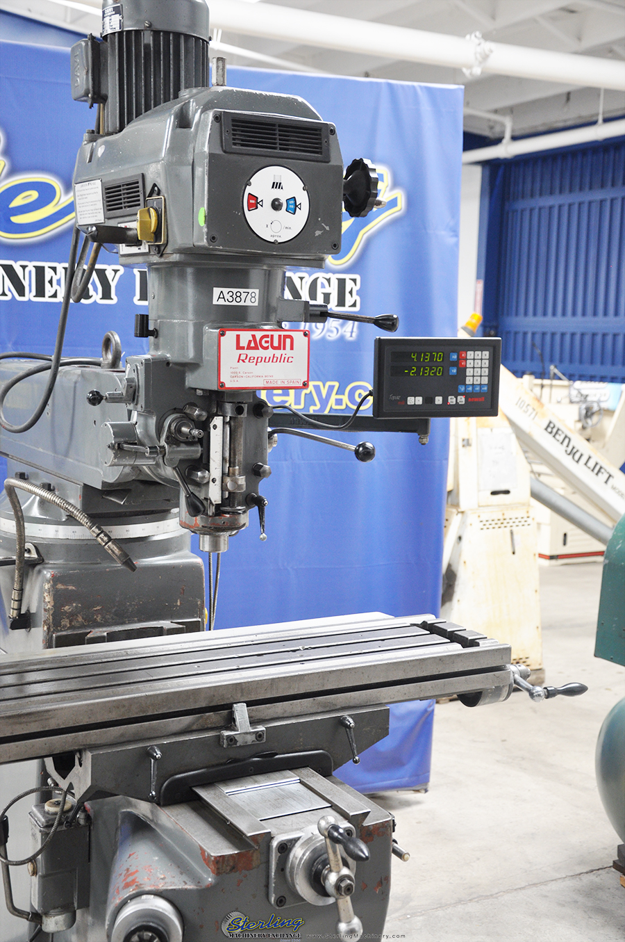 Used Lagun Vertical Milling Machine Vertical (Bridgeport Type