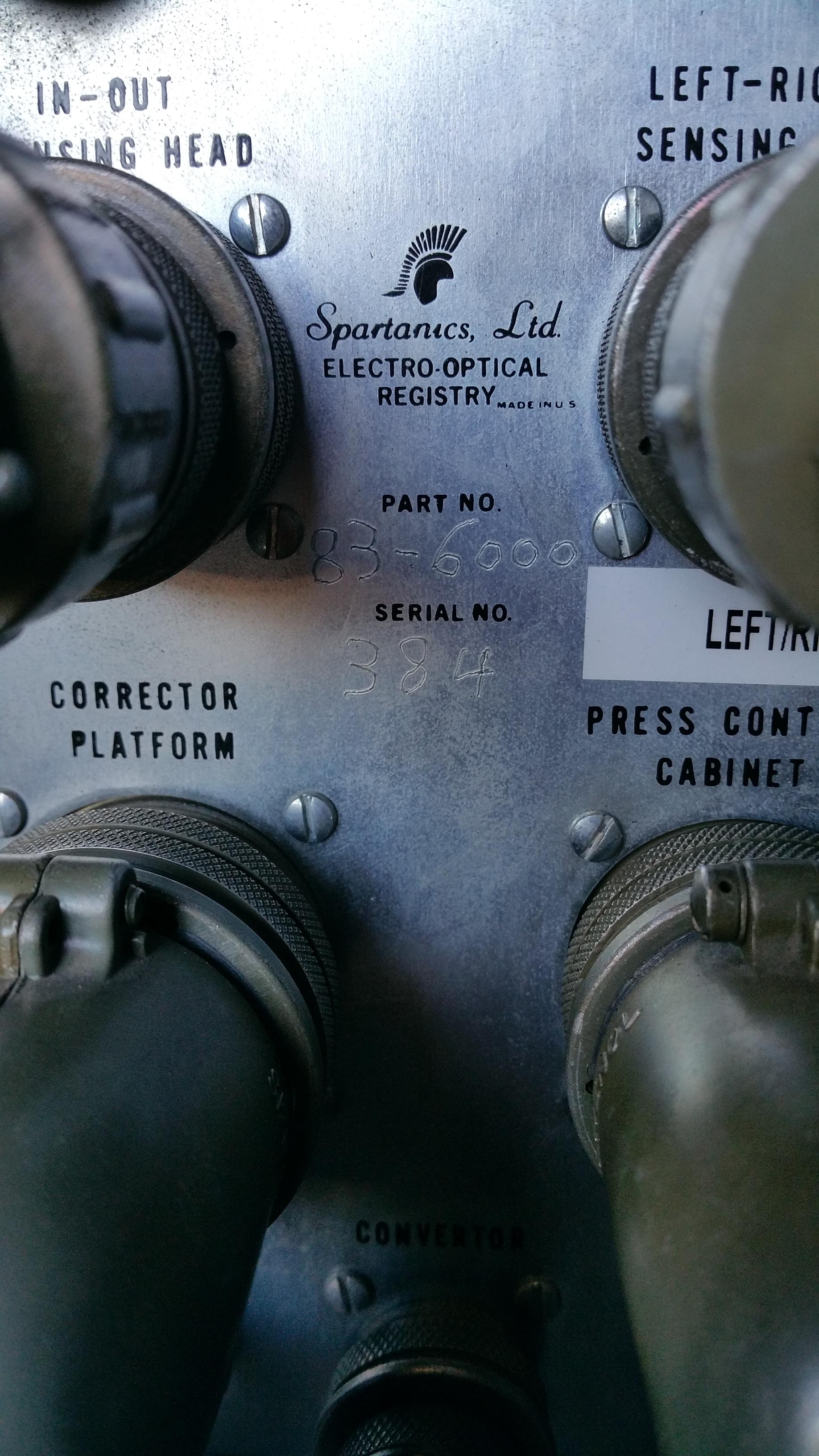 For Sale 2 Ton Used Spartanics Automatic Registration Punch Press, Mdl