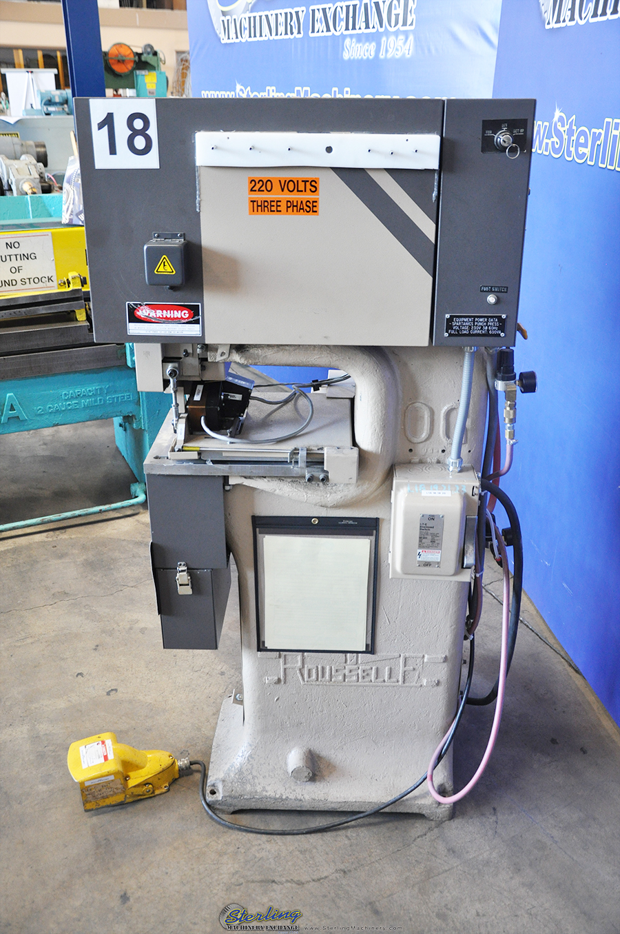 Used Spartanics Automatic Registration Punch Press Punches Sterling