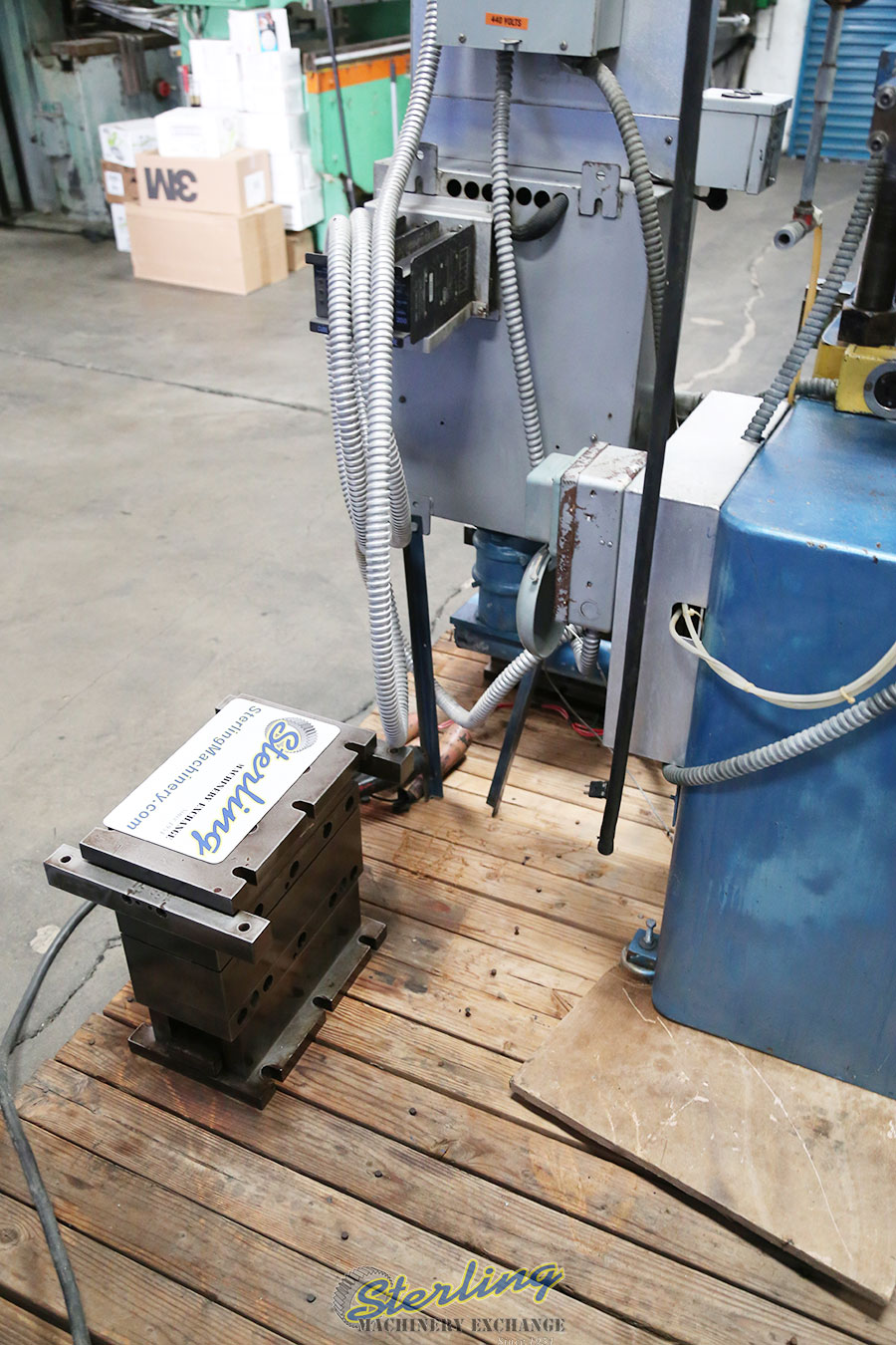 Used Custom 4 Post Heated Laminating Press Laminating, Heated Platen