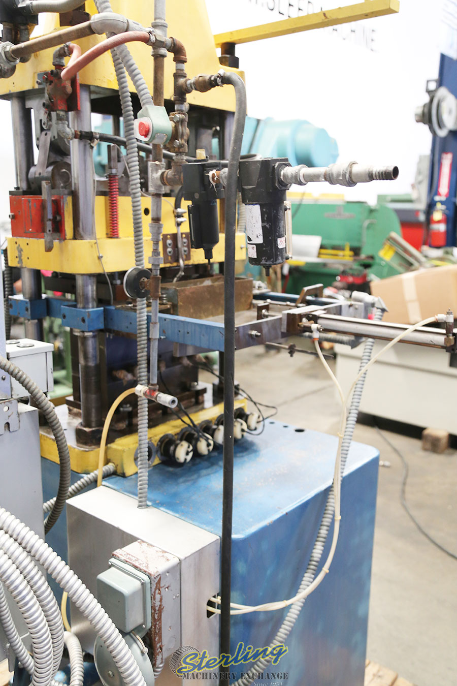 Used Custom 4 Post Heated Laminating Press Laminating, Heated Platen