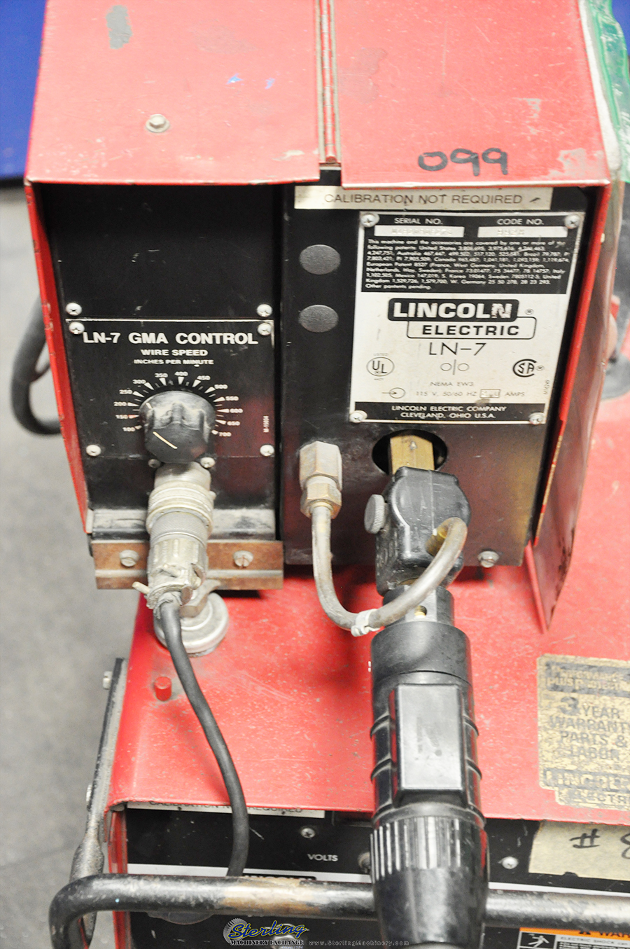 Used Lincoln Constant Voltage DC Arc Welding Power Source with LN7