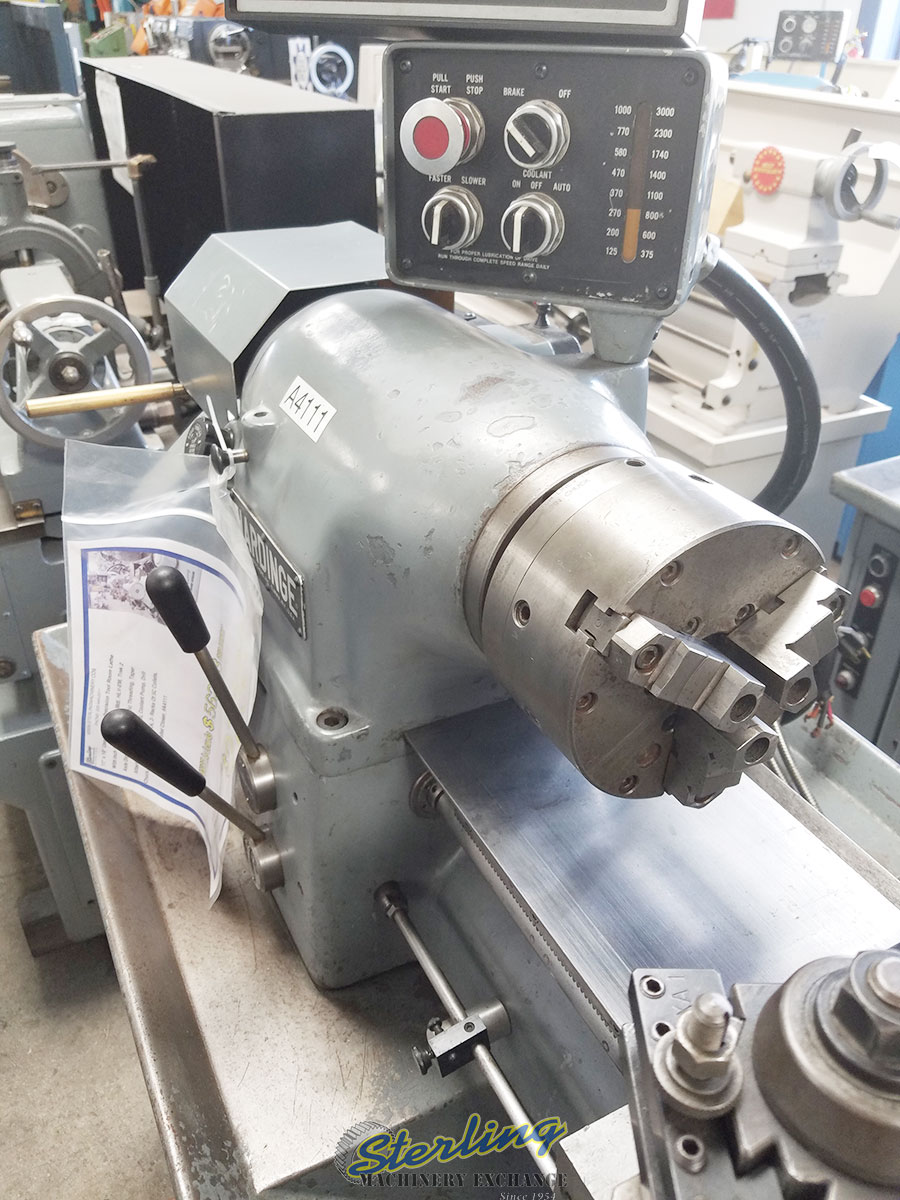 Used Hardinge Precision Tool Room Lathe With Inch & Metric Threading (Great Condition