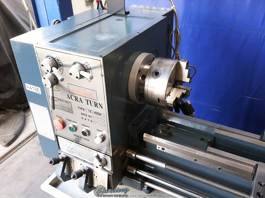Used-Acra -Turn-Used Acra-Turn Gap Bed Engine Lathe-1340GH-A4186-03