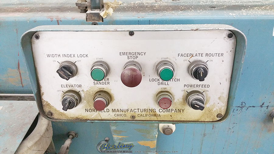 For Sale 4' x 9' Used Norfield Magnum Door & Jamb Machine, Mdl. E