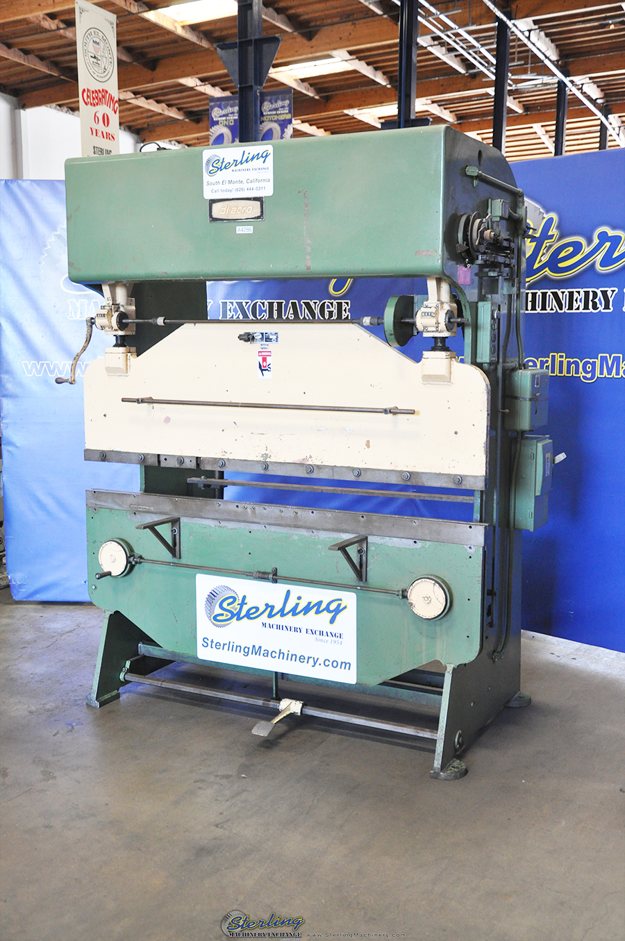 Used DiAcro HydraMechanical Press Brake Mechanical Brake Press Sterling Machinery