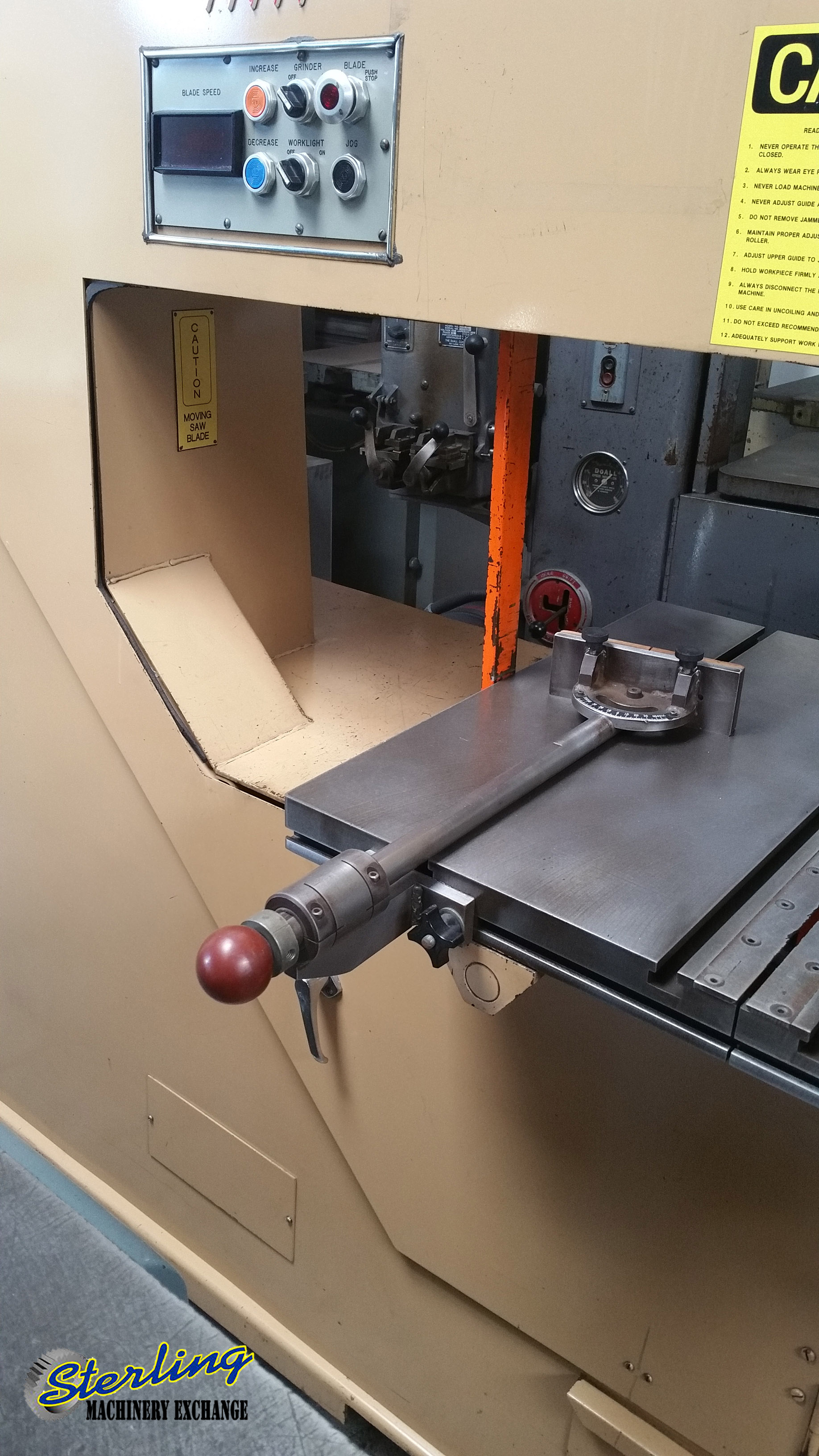 Used-Kalamazoo-Used Kalamazoo Variable Speed Vertical Bandsaw-VS-36-A4287-020