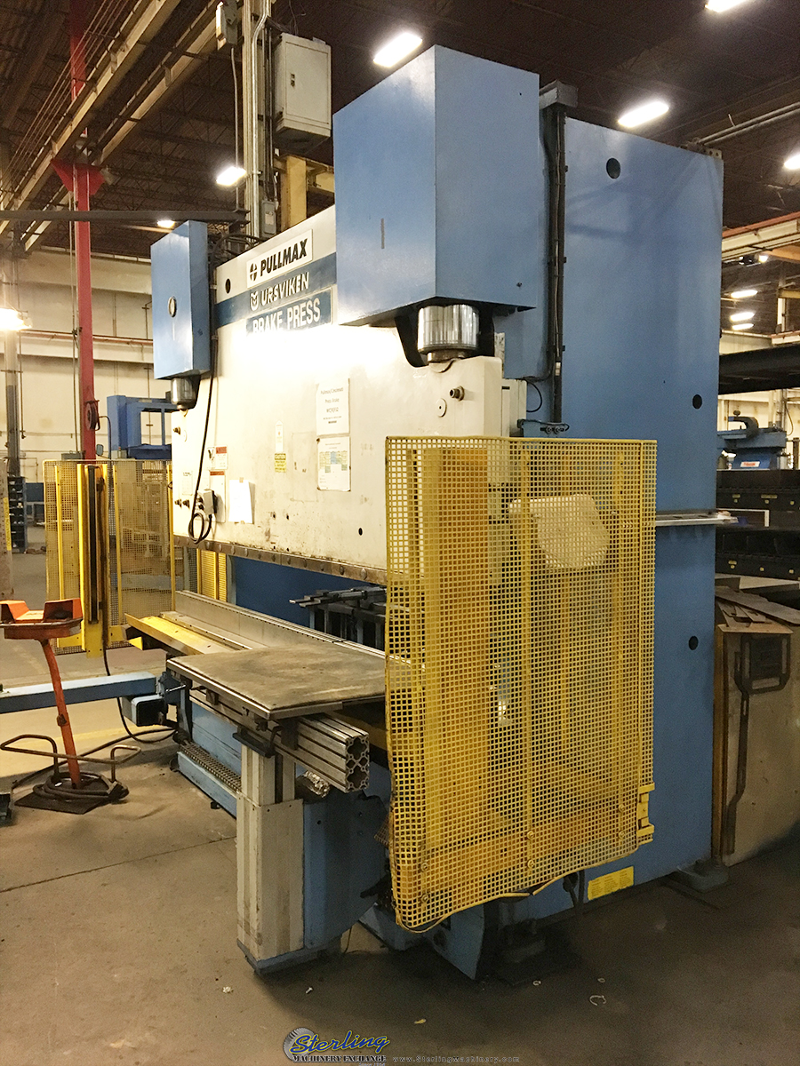 For Sale 250 Ton x 10' Used Pullmax Optima CNC Hydraulic Press Brake, Mdl. 250.3.1/2.55