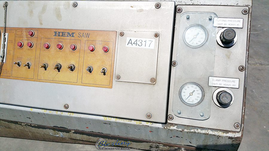 Used-HEM-Used HEM Fully Automatic Heavy Duty Horizontal Bandsaw-H-105A-A4317-07