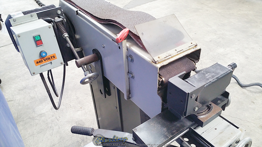 For Sale 4" Used Jancy Almi Coper Notcher Belt Sander, Mdl. AL150