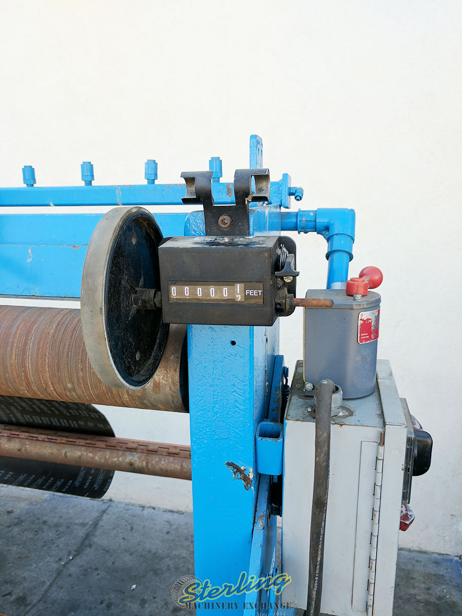 Used-Used Sandpaper Slitter Roll Machine-A4360-04