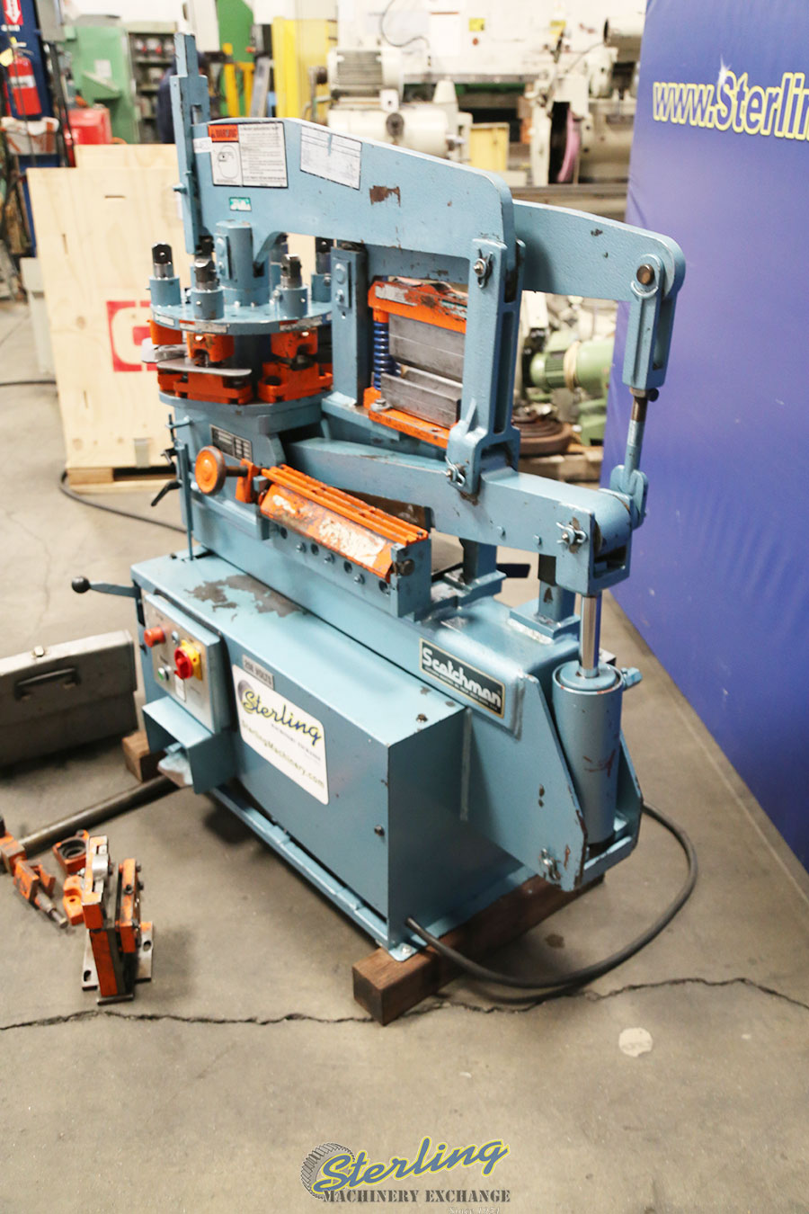 For Sale 40 Ton Used Scotchman Mechanical Ironworker (WITH 6 STATION