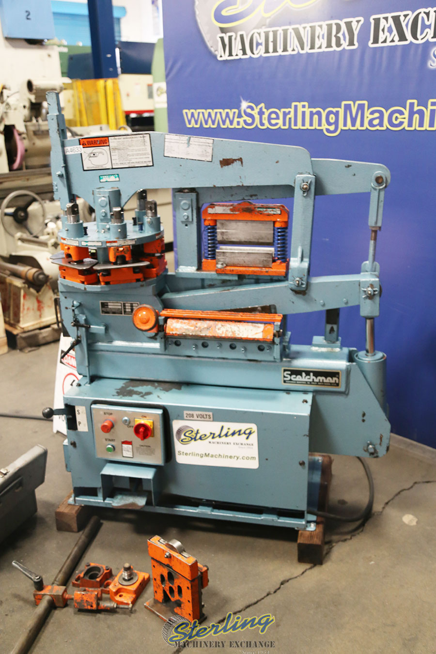 For Sale 40 Ton Used Scotchman Mechanical Ironworker (WITH 6 STATION