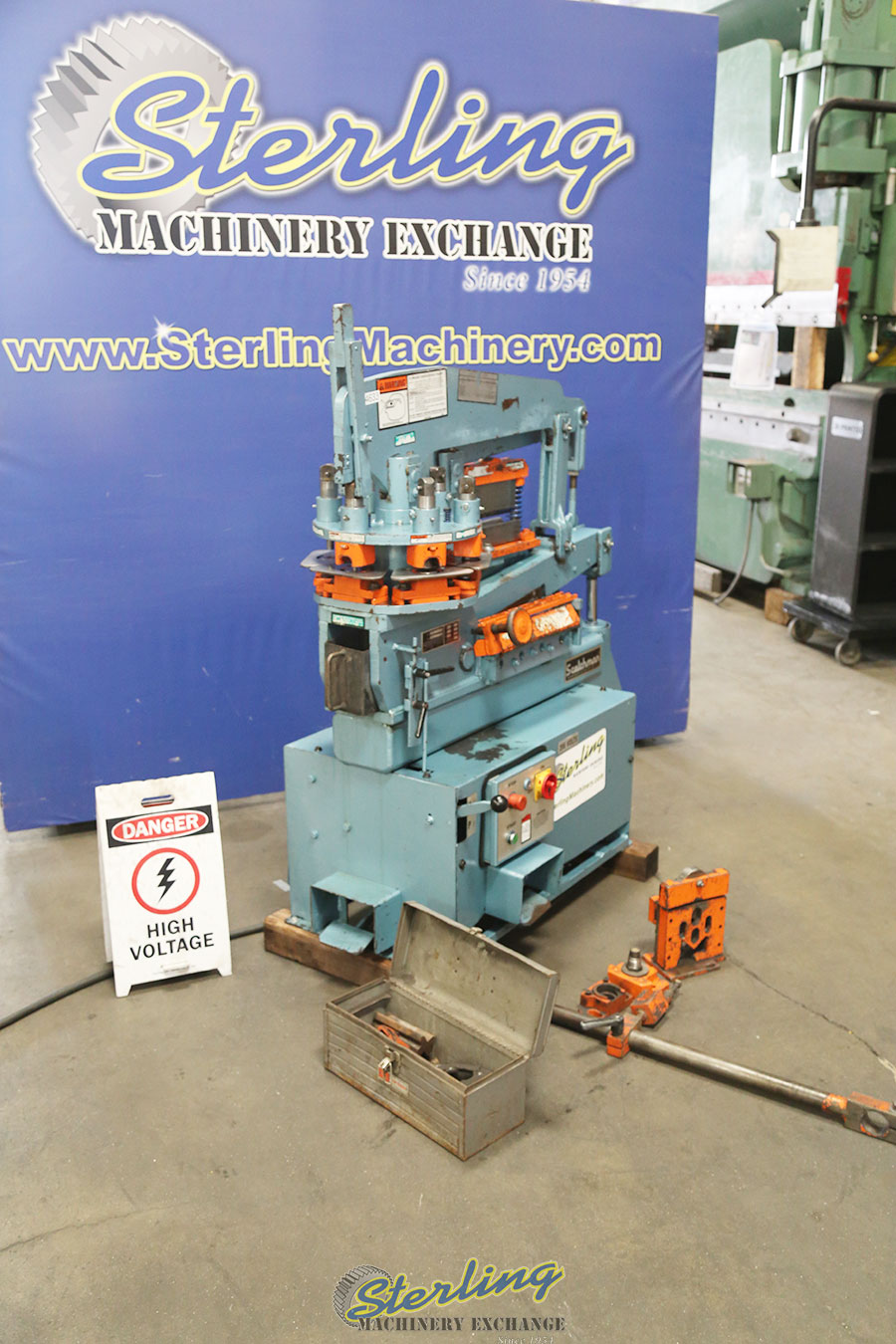 For Sale 40 Ton Used Scotchman Mechanical Ironworker (WITH 6 STATION