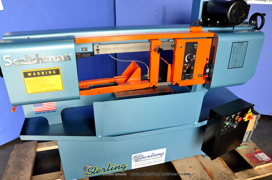For Sale 10" x 16" Brand New Scotchman Horizontal (Swivel Head) Band Saws, Mdl. SH 1016, Head