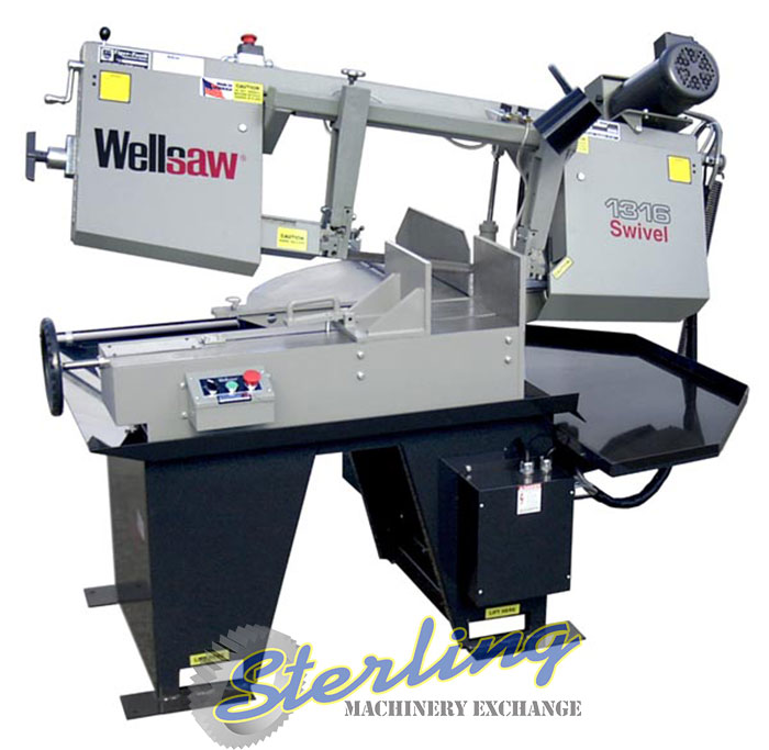 For Sale 13" x 16" Brand New Wellsaw Horizontal Miter Head (Swivel