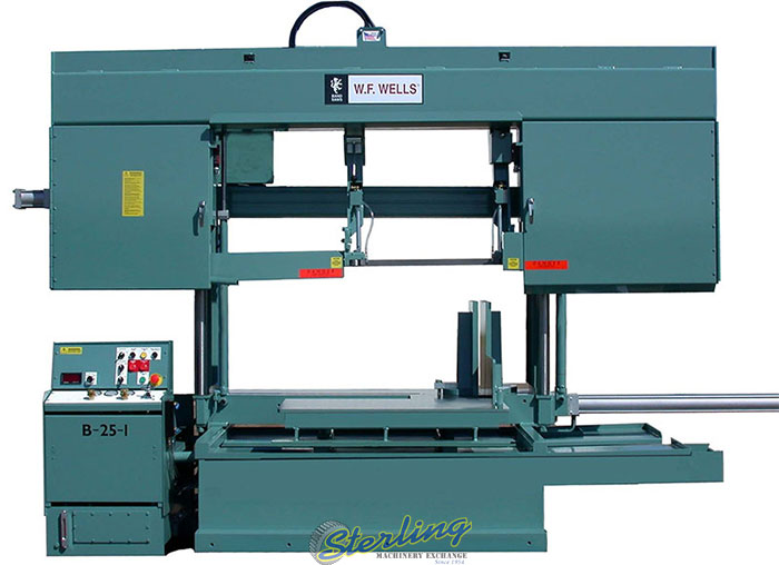 New-W.F. Wells-Brand New W.F. Wells Semi-Automatic Hydraulic Horizontal Twin Post Large Capacity Bandsaw -B-25-1-SMB251-01