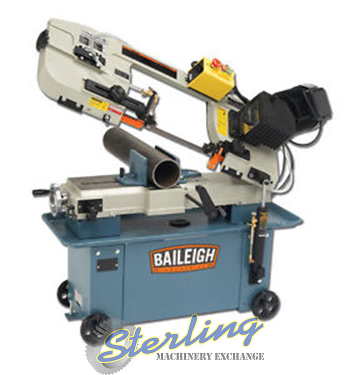 Brand New Baileigh Horizontal Metal Cutting Band Saw with Vertical