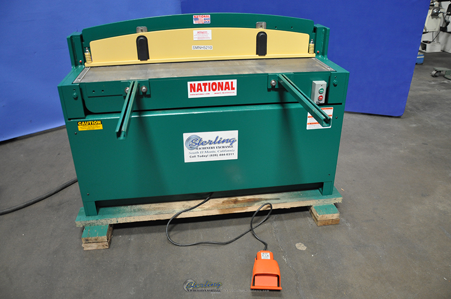 Brand New National Hydraulic Shear Power Squaring Shears (Gauge) 10
