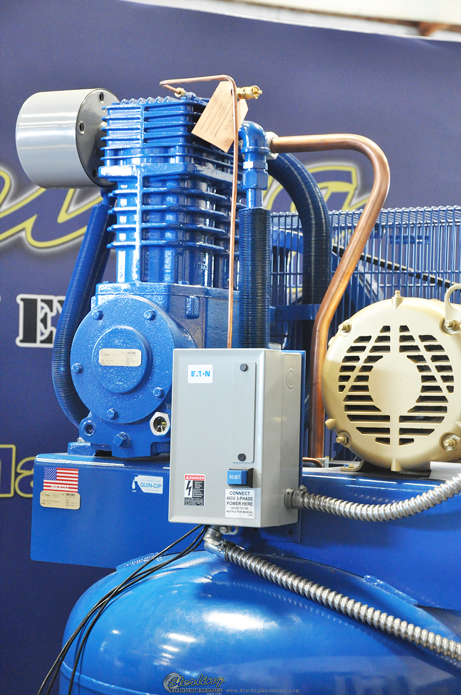 Brand New Quincy Simplex Reciprocating VERTICAL Air Compressor Sterling